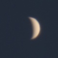 Abnehmende Venus am Abendhimmel